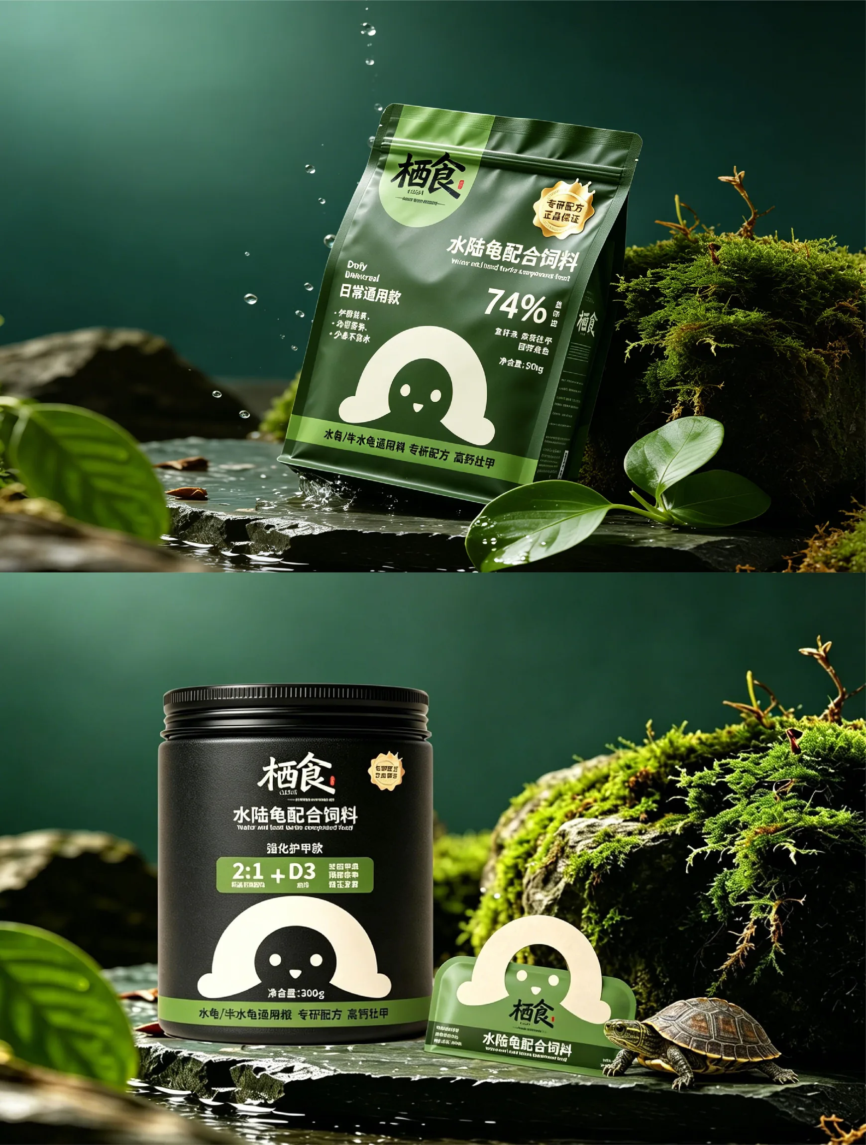 栖食 QISHI：自立袋与密封罐展示